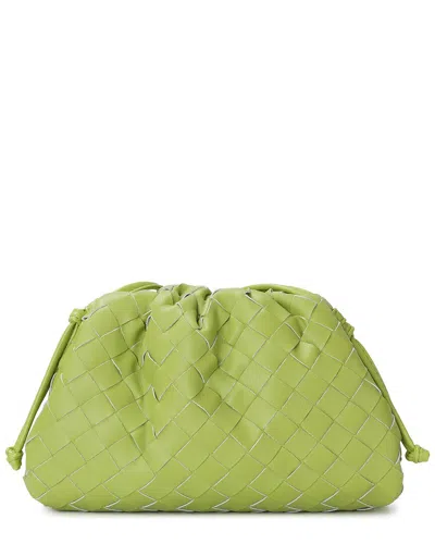 Tiffany & Fred Paris Woven Leather Pouch Shoulder Bag