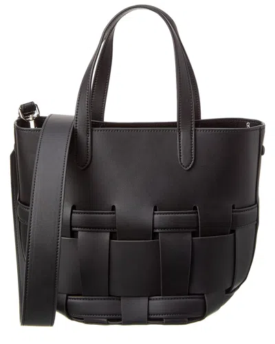 Tiffany & Fred Paris Woven Leather Shoulder Bag