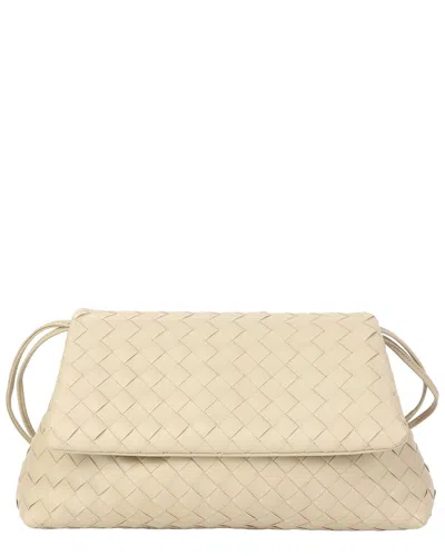 Tiffany & Fred Paris Woven Leather Shoulder Bag In Brown