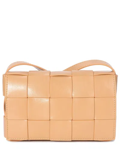 Tiffany & Fred Paris Woven Leather Small Crossbody