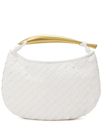 Tiffany & Fred Paris Tiffany & Fred Woven Leather Top-handle Bag/clutch In White