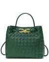 Tiffany & Fred Paris Woven Leather Top Handle Mess