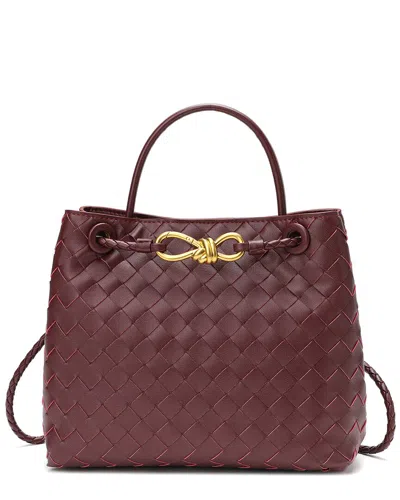 Tiffany & Fred Paris Woven Leather Top Handle Shoulder Bag
