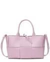 Tiffany & Fred Paris Woven Smooth Leather Tote