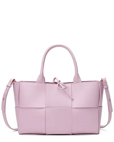 Tiffany & Fred Paris Woven Smooth Leather Tote