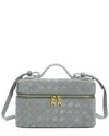 Tiffany & Fred Paris Woven Suede Leather Camera Ba