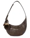 Tiffany & Fred Paris Wrinkled Leather Hobo Bag