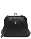 Tiffany & Fred Paris Wrinkled Leather Hobo Crossbody