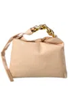 Tiffany & Fred Paris Soft Leather Golden Buckle Leather Hobo Bag