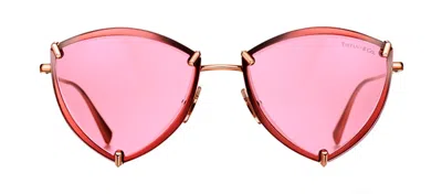 Tiffany & Co 0tf3090 610584 Geometric Sunglasses In Pink