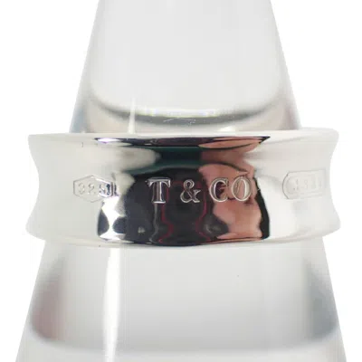 Pre-owned Tiffany & Co 1837 Sterling 925 Band Ring () In Silver