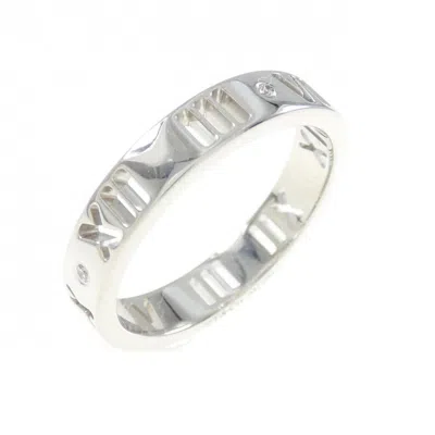 Pre-owned Tiffany & Co (18k) Band Ring () In White