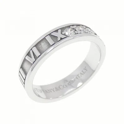 Pre-owned Tiffany & Co (18k) Band Ring () In White