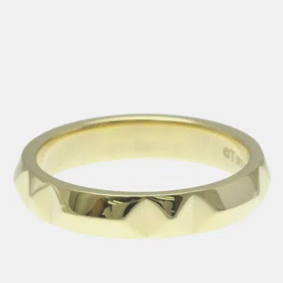 Pre-owned Tiffany & Co 18k Yellow Gold True Band Ring Us 8
