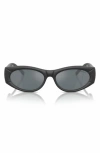 Tiffany & Co 55mm Oval Sunglasses In Black Grey