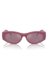 Tiffany & Co 55mm Oval Sunglasses In Pink