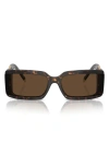 Tiffany & Co Womens Brown Tf4197 Rectangle-frame Tortoiseshell Acetate Sunglasses In Havana