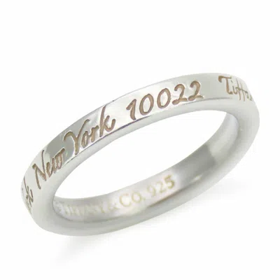 Pre-owned Tiffany & Co 925 Band Ring () In Silver