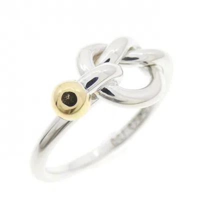 Pre-owned Tiffany & Co 925 Yellow Gold (18k) Band Ring () In Multi