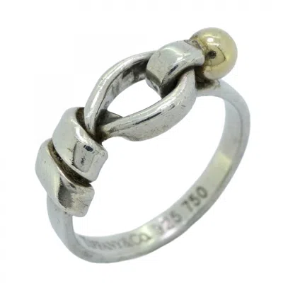Pre-owned Tiffany & Co 925 Yellow Gold (18k) Band Ring () In Multi