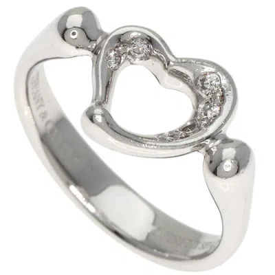 Pre-owned Tiffany & Co 950 Band Ring () In Silver