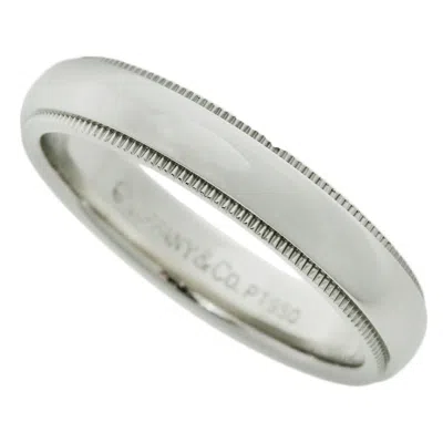 Pre-owned Tiffany & Co 950 Band Ring () In Silver