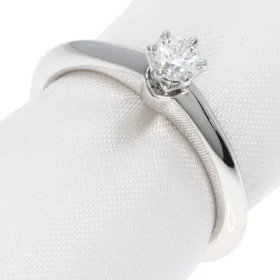 Pre-owned Tiffany & Co 950 Band Ring () In Silver