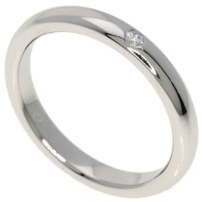 Pre-owned Tiffany & Co 950 Band Ring () In Silver