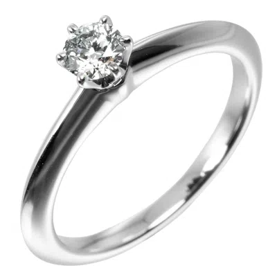Pre-owned Tiffany & Co 950 Band Ring () In Silver