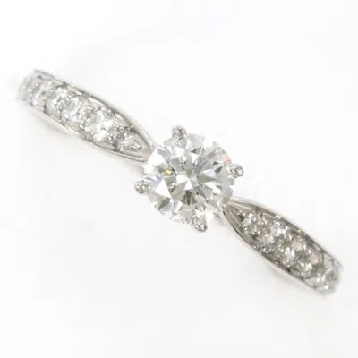 Pre-owned Tiffany & Co 950 Band Ring () In Silver