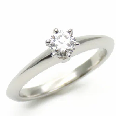 Pre-owned Tiffany & Co 950 Band Ring () In Silver