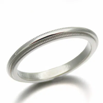 Pre-owned Tiffany & Co 950 Band Ring () In Silver