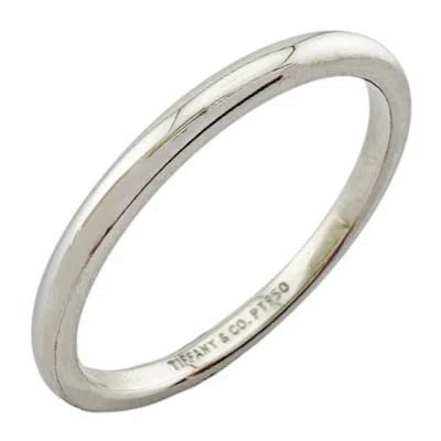 Pre-owned Tiffany & Co 950 Band Ring () In Silver