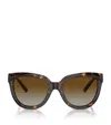 Tiffany & Co Acetate Cat Eye Sunglasses In Brown