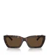 Tiffany & Co Acetate Rectangular Sunglasses In Brown