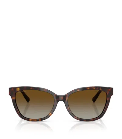 Tiffany & Co Acetate Square 0tf4237b Sunglasses In Brown