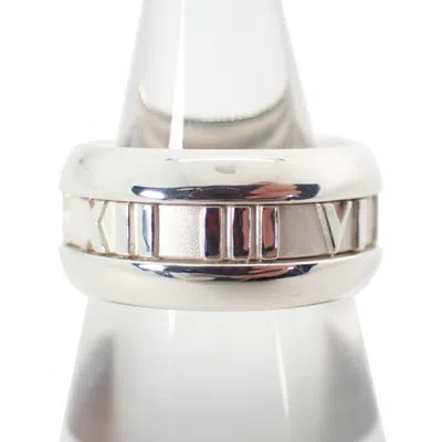 Pre-owned Tiffany & Co Atlas Sterling 925 Band Ring ()