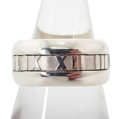 Pre-owned Tiffany & Co Atlas Sterling 925 Band Ring () In Multi
