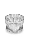 Tiffany & Co Bamboo Large Crystal Bowl In Clear