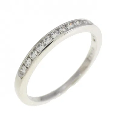 Pre-owned Tiffany & Co Band Ring () In Silver