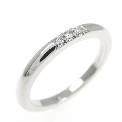 Pre-owned Tiffany & Co Band Ring () In Silver