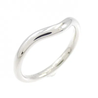 Pre-owned Tiffany & Co Band Ring () In Silver