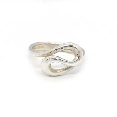 Pre-owned Tiffany & Co Band Ring () In Silver