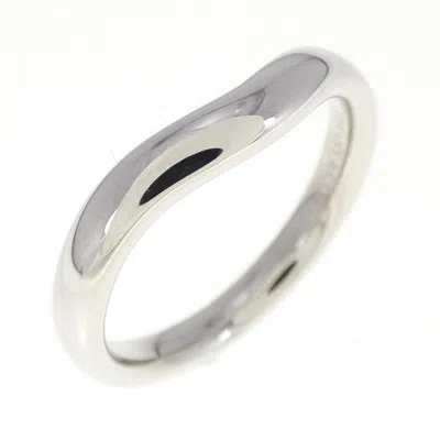 Pre-owned Tiffany & Co Band Ring () In Silver