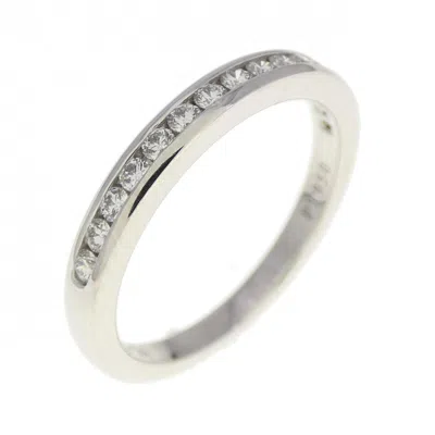Pre-owned Tiffany & Co Band Ring () In Silver