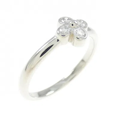 Pre-owned Tiffany & Co Band Ring () In Silver