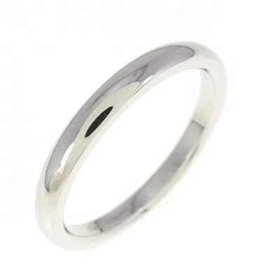 Pre-owned Tiffany & Co Band Ring () In Silver