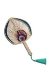 Tiffany & Co Batik Rattan Fan In Multi