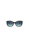 Tiffany & Co 57mm Gradient Cat Eye Sunglasses In Blue
