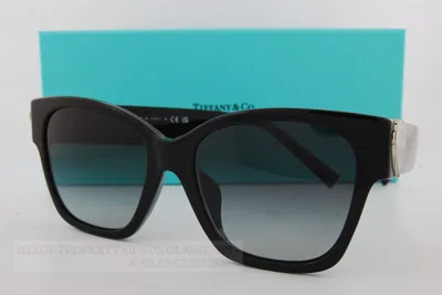 Pre-owned Tiffany & Co Brand . Sunglasses Tf 4216f 8001/3c Black/gray Gradient Women